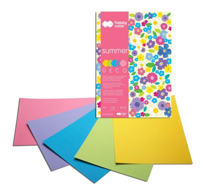 HAPPY COLOR - BLOK DECO COLOR A4 - 20K - SUMMER
