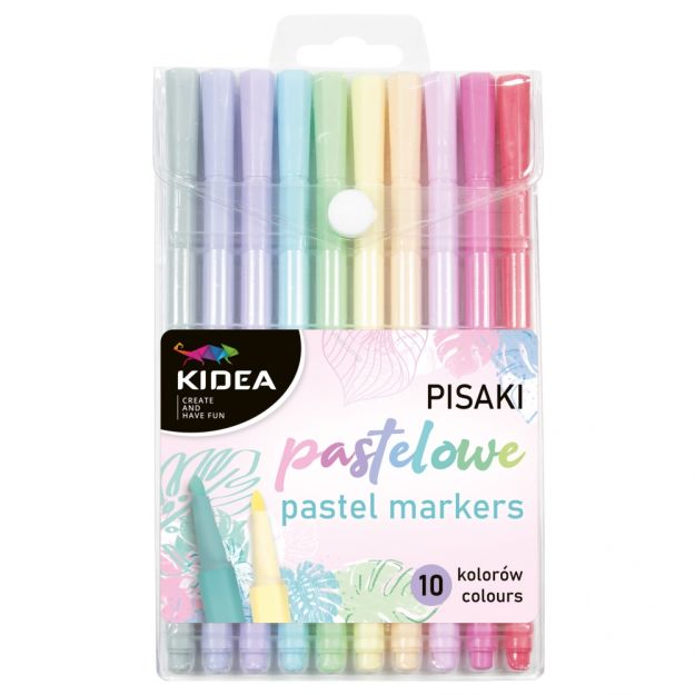 KIDEA - PISAKI PASTELOWE - 10 KOLORÓW