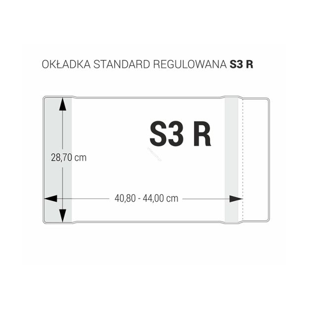 BIURFOL - OKŁADKA - 287mm - S3 - REGULOWANA B