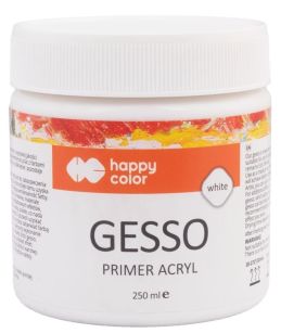 HAPPY COLOR - GESSO AKRYLOWE BIAŁE DO GRUNTOWANIA