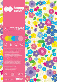 HAPPY COLOR - BLOK DECO SUMMER A5 - 20K - 5 KOL