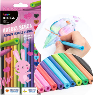 KIDEA - KREDKI SERCA 12 KOL