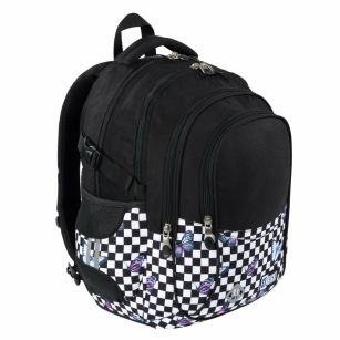 MJ - PLECAK 4-KOMOROWY STRIGHT BP-01 CHESSBOARD