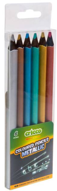 CRICCO - KREDKI JUMBO - METALIC - 6 KOLORÓW