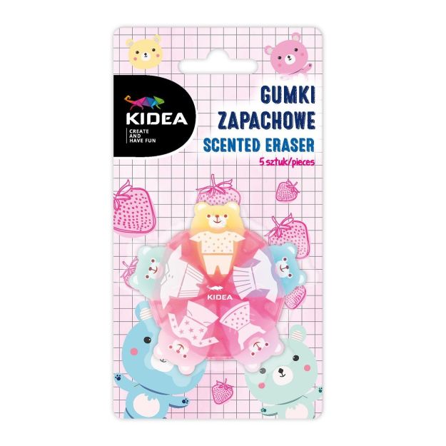 KIDEA - GUMKI ZAPACHOWE 5szt
