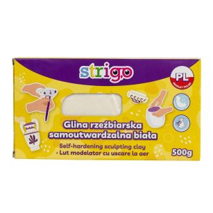 STRIGO - GLINA RZEŹBIARSKA SAMOUTRWARDZALNA BIAŁA
