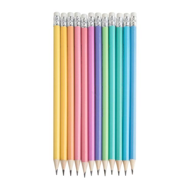 STRIGO - OŁÓWEK PASTELOWY HB Z GUMKĄ IMP-SSC150
