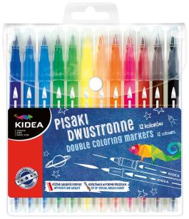 KIDEA - PISAKI 12 KOL DWUSTRONNE BRUSH