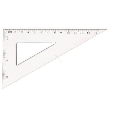 TETIS - EKIERKA PROSTOKĄTNA 14,5cm BL004-B