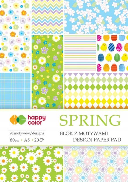HAPPY COLOR - BLOK A5 - MOTYW - SPRING 20K
