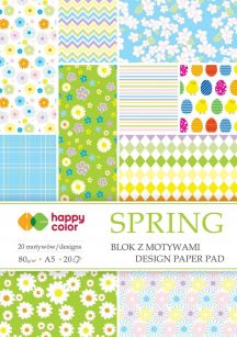 HAPPY COLOR - BLOK A5 - MOTYW - SPRING 20K