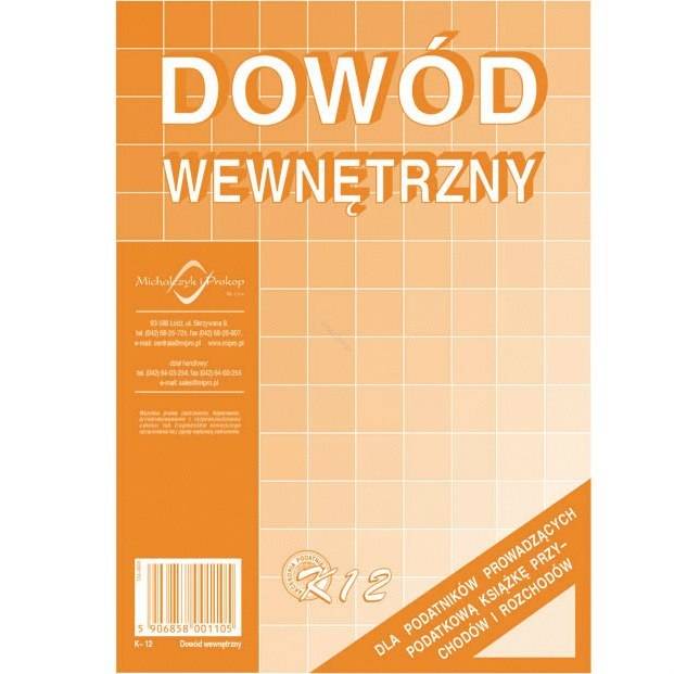 MP DOWÓD WEWNĘTRZNY A5 - K12