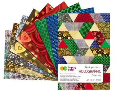 HAPPY COLOR - BLOK HOLOGRAPHIC A5 10K 70g
