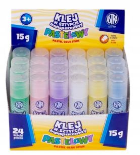 ASTRA - KLEJ W SZTYFCIE TRANSPARENTNY PASTELOWY15g