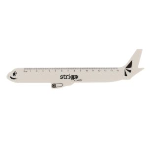STRIGO - LINIJKA PLASTIKOWA SAMOLOT 15cm
