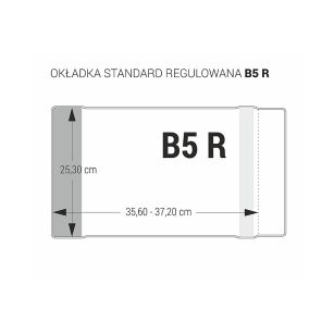 BIURFOL - OKŁADKA - 253mm - B5 - REGULOWANA