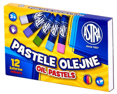 ASTRA - PASTELE OLEJNE - 12 KOLORÓW