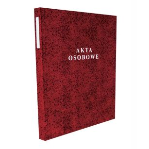 AKTA OSOBOWE - TW.OPR. - T-04 - BORDO / CZERWONE