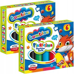 BAMBINO - PLASTELINA - 6 KOLORÓW