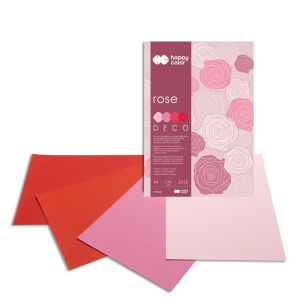 HAPPY COLOR - BLOK DECO COLOR A4 - 20K - ROSE