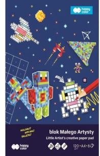 HAPPY COLOR - BLOK MAŁEGO ARTYSTY A4 8K 120g PIXI