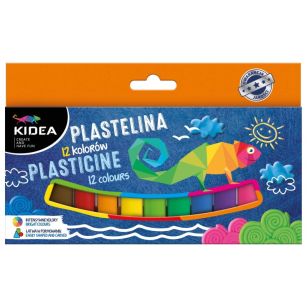 KIDEA - PLASTELINA 12 KOLORÓW